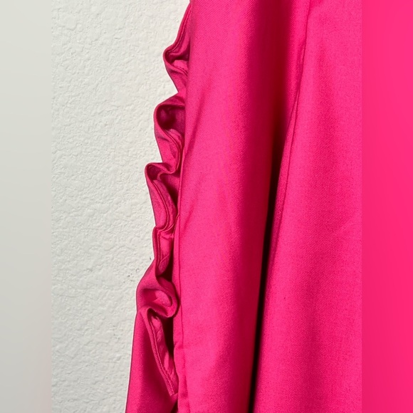 EUC Lovers + Friends- Ellis Mini Dress in Hot Pink Size Medium - Picture 8 of 15